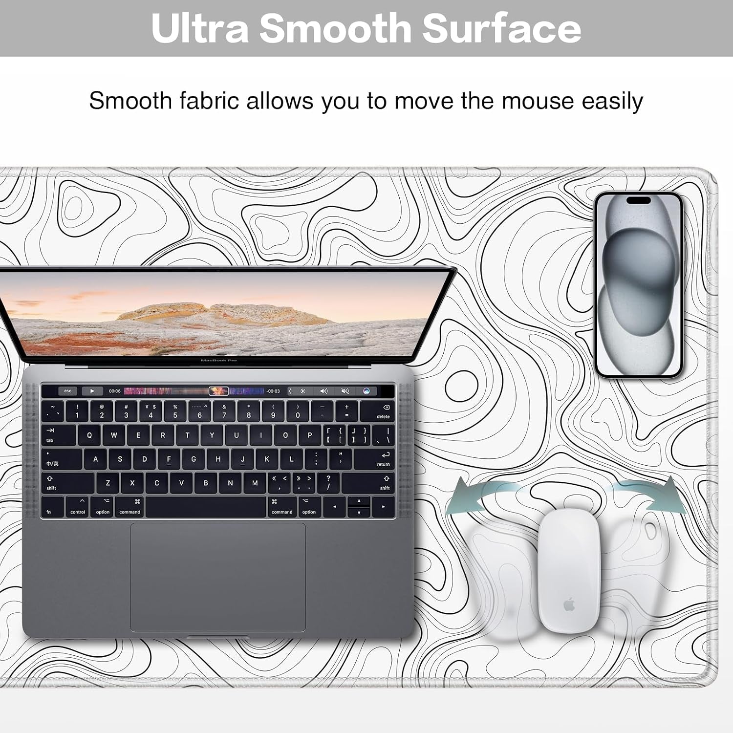 Large Mouse Pad, 900X400Mm XXL Mousepad, Desk Mat,Gaming Mouse Mat