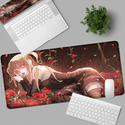 New Misa Amane Light Yagami Desk Mat Death Note Anime Mousepad Computer Gamers Lock Edge Mouse Pad Gaming E-Sports Keyboard Pads