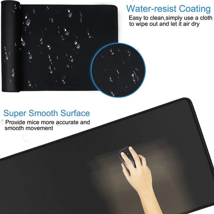 Large XXL Gaming Mousepad Sakura Black While Line 900X400 700X300 Black While Line Desk Mat Anime Theme Keyboard Gamer Mouse Pad