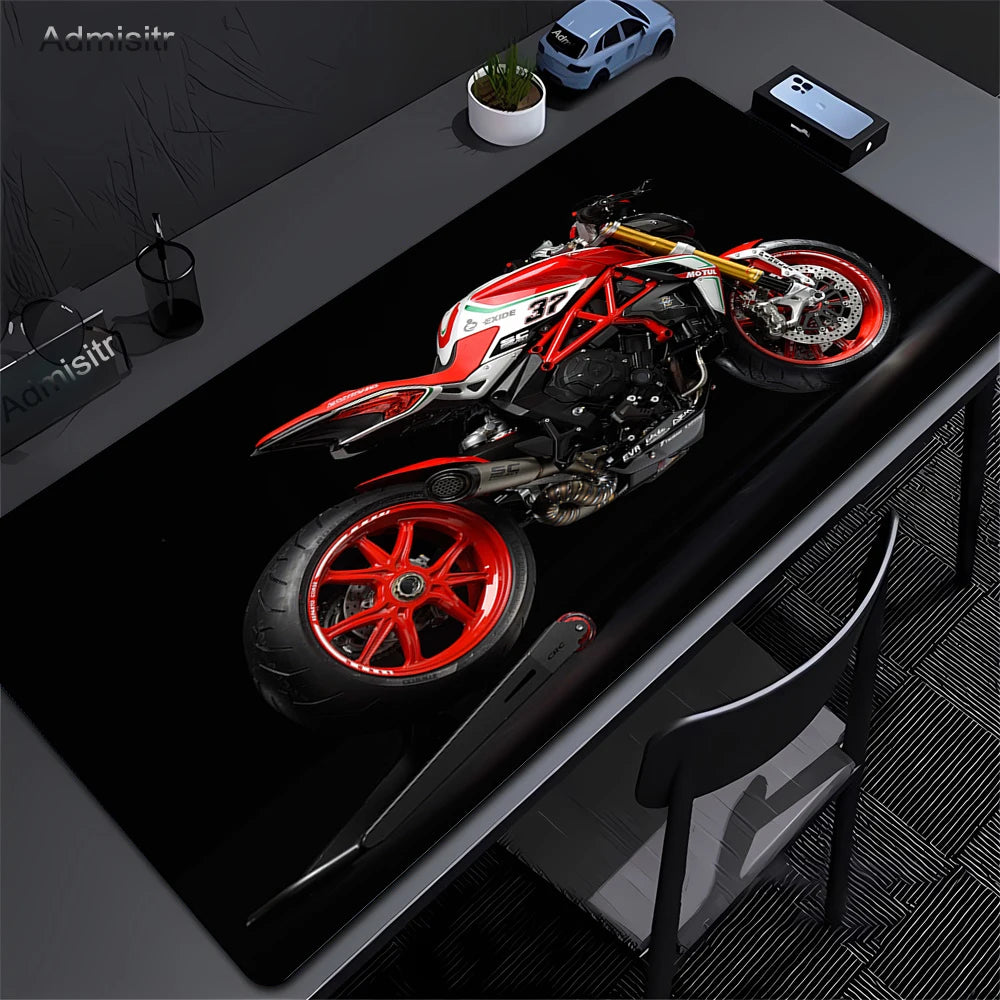 Japan Sports Car Large Black Mousepad Office Gamer Keyboard Desk Mat Natural Rubber Mousepad Speed Desk Mat Anime Lock Edge Pad