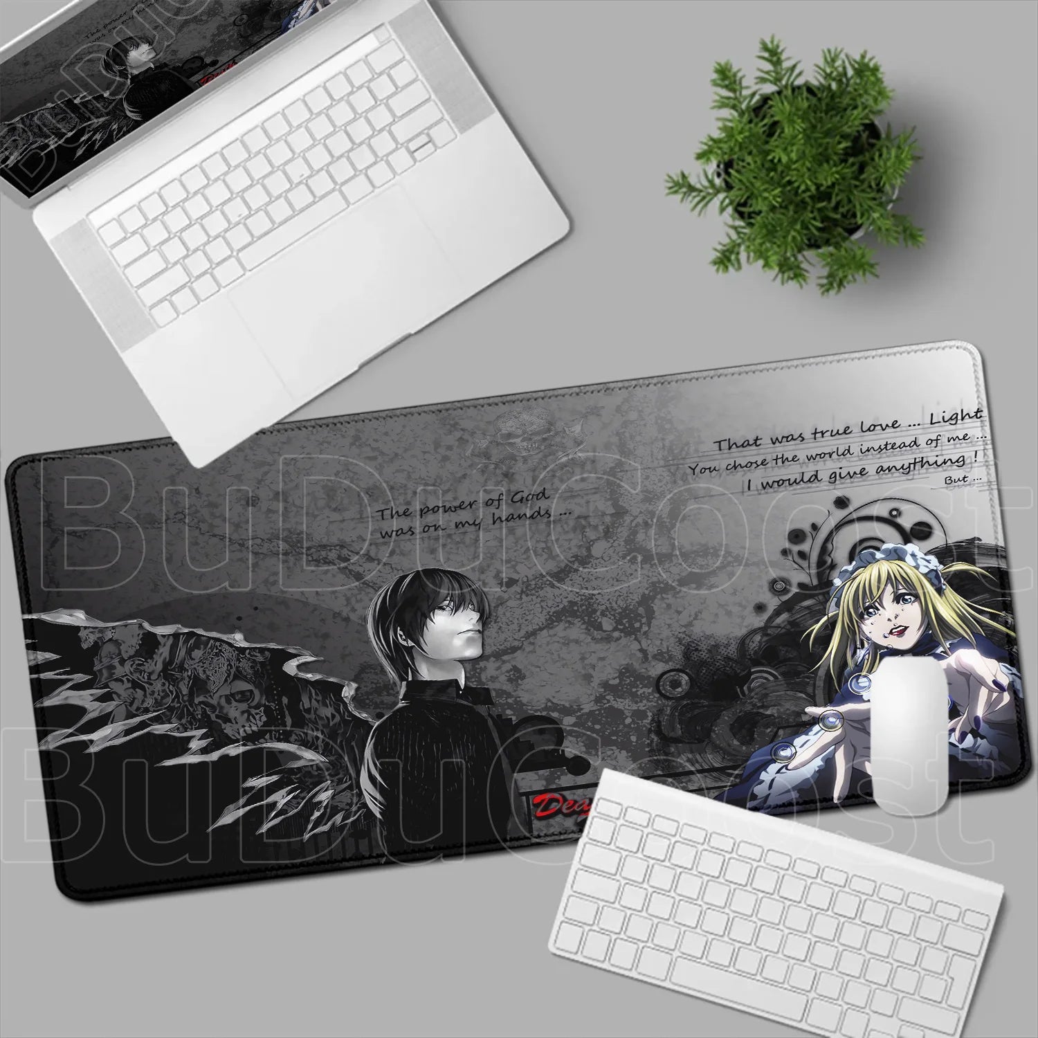 New Misa Amane Light Yagami Desk Mat Death Note Anime Mousepad Computer Gamers Lock Edge Mouse Pad Gaming E-Sports Keyboard Pads