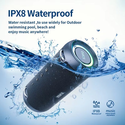 A90 Bluetooth Speaker 60W Output Power Bluetooth Speaker with Class D Amplifier Excellent Bass Performance Camping Speaker