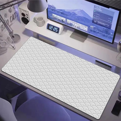 Large XXL Gaming Mousepad Sakura Black While Line 900X400 700X300 Black While Line Desk Mat Anime Theme Keyboard Gamer Mouse Pad