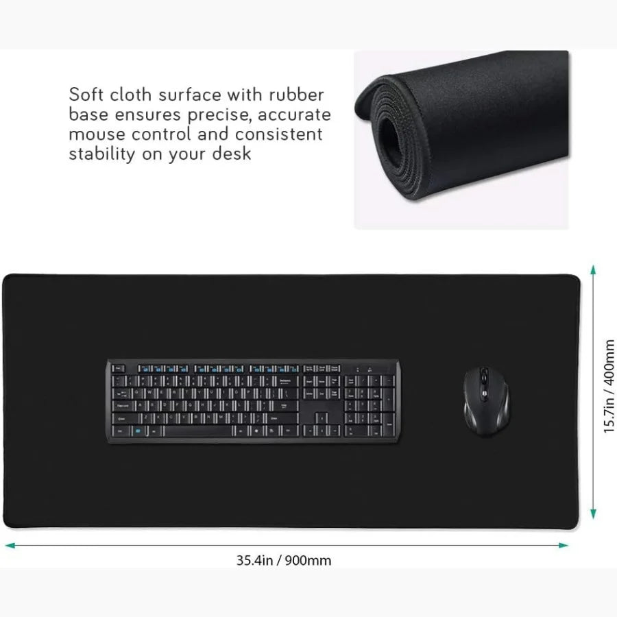Large XXL Gaming Mousepad Sakura Black While Line 900X400 700X300 Black While Line Desk Mat Anime Theme Keyboard Gamer Mouse Pad