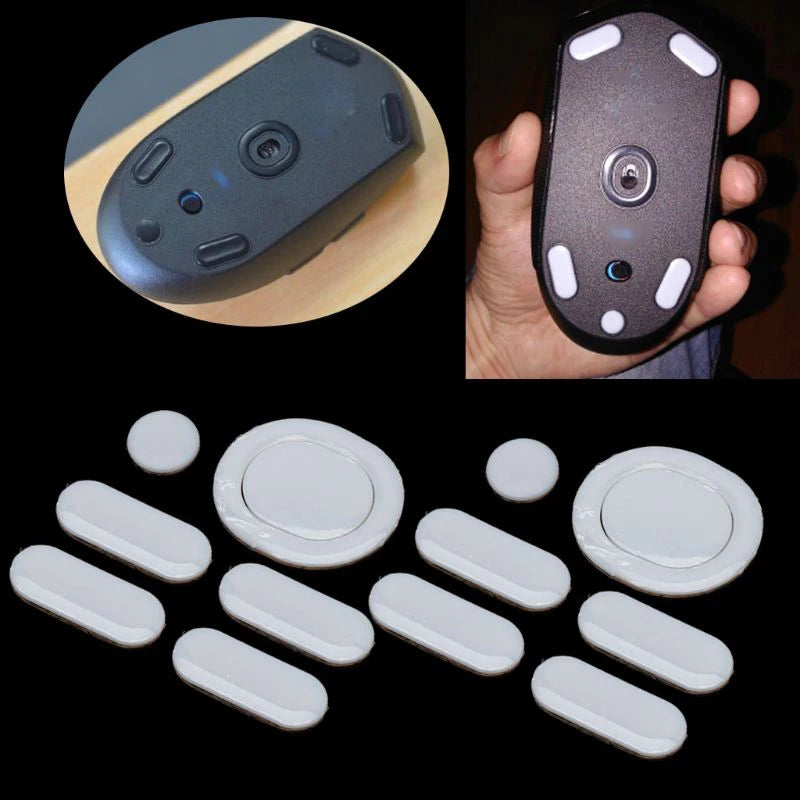 1Set Mouse Feet Mouse Skates for G304 G305 Mouse White Mouse Glides Curve Edge Replacement Gaming Mouse Feet