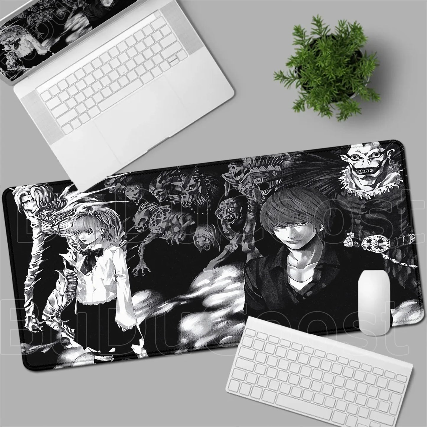 New Misa Amane Light Yagami Desk Mat Death Note Anime Mousepad Computer Gamers Lock Edge Mouse Pad Gaming E-Sports Keyboard Pads