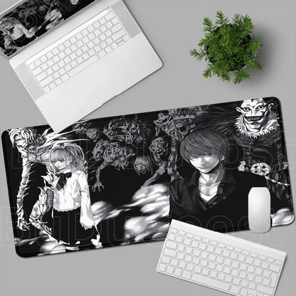 New Misa Amane Light Yagami Desk Mat Death Note Anime Mousepad Computer Gamers Lock Edge Mouse Pad Gaming E-Sports Keyboard Pads