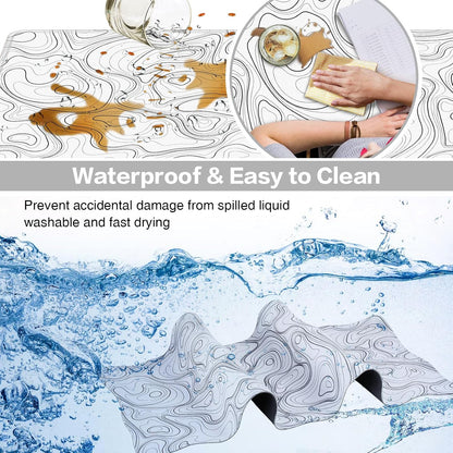 Large Mouse Pad, 900X400Mm XXL Mousepad, Desk Mat,Gaming Mouse Mat