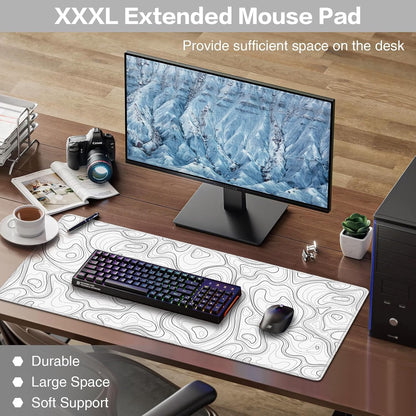 Large Mouse Pad, 900X400Mm XXL Mousepad, Desk Mat,Gaming Mouse Mat