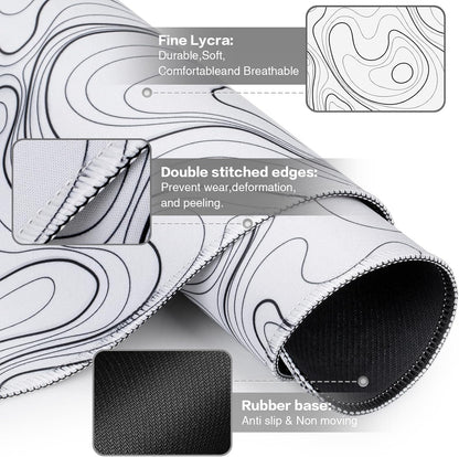 Large Mouse Pad, 900X400Mm XXL Mousepad, Desk Mat,Gaming Mouse Mat